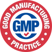 Good Manufacturing Practice roundel used on the ErecPower sales page