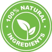 Natural ingredients seal used on the ErecPower sales page
